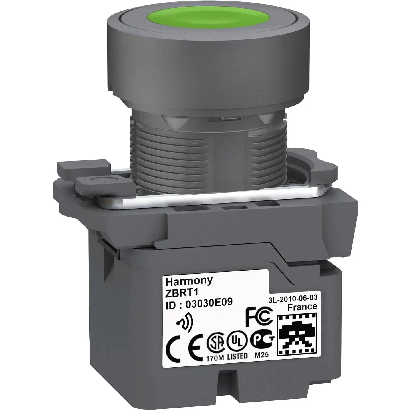B-Ware Schneider Drucktaster Taster Xb5 Sender Schwarz Komplettgerät Befehlsgerät 22 Mm - 3606480334597