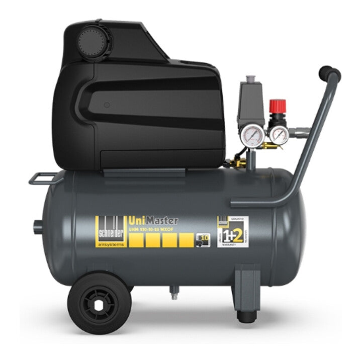 SCHNEIDER Kompressor Verdichter UNM 210-10-25 WXOF ölfrei 24L DEFEKTWARE - 8020119165584