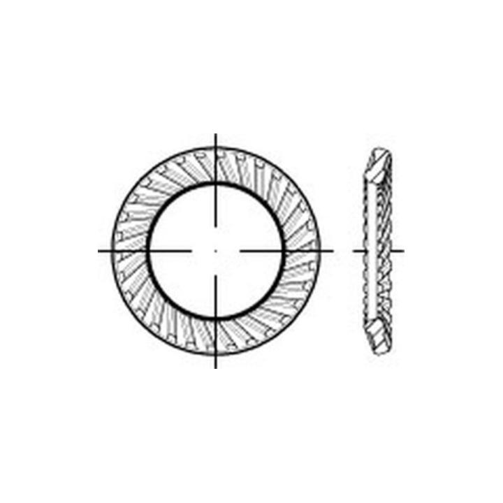 B-Ware Schnorr Scheiben Unterlegscheiben 1,4301 S 8 A 2 S Edelstahl - 4043952737798