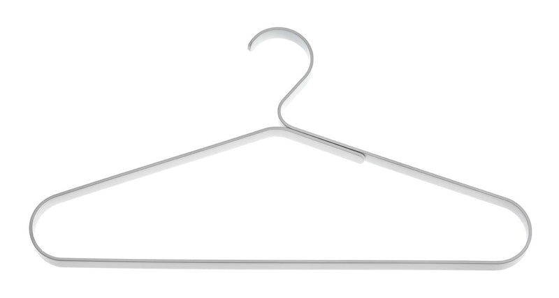 B-Ware Schönbuch Kleiderbügel 0118 Bügel Metall Weiß Feinstruktur Mit Steg 41x21x1,5 Cm - 315106