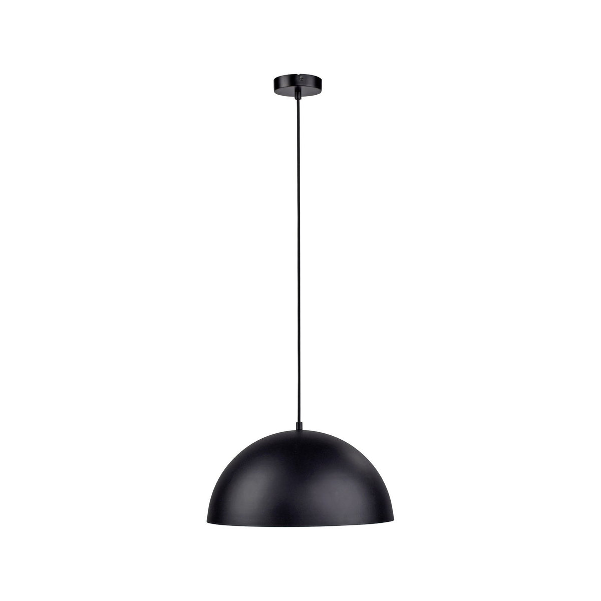 SCHÖNER WOHNEN Hängeleuchte Pendelleuchte Ali Lampe schwarz Eisen E27 38 cm - 4043689017750