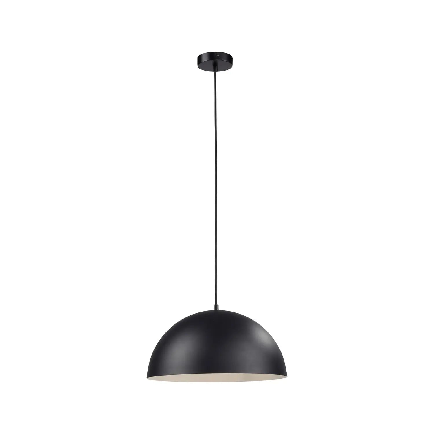 B-Ware Schöner Wohnen Hängeleuchte Pendelleuchte Ali Lampe Schwarz Eisen E27 38 Cm - 4043689017750