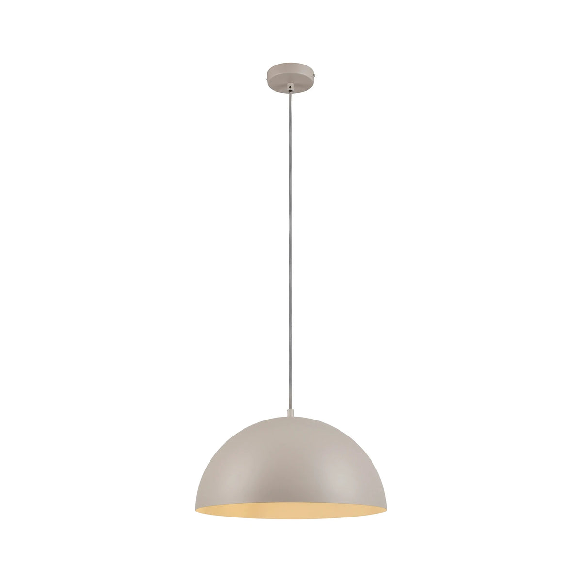 SCHÖNER WOHNEN Hängeleuchte Pendelleuchte Ali Sand Eisen Lampe Ø 38 cm E27 LED - 4043689017767