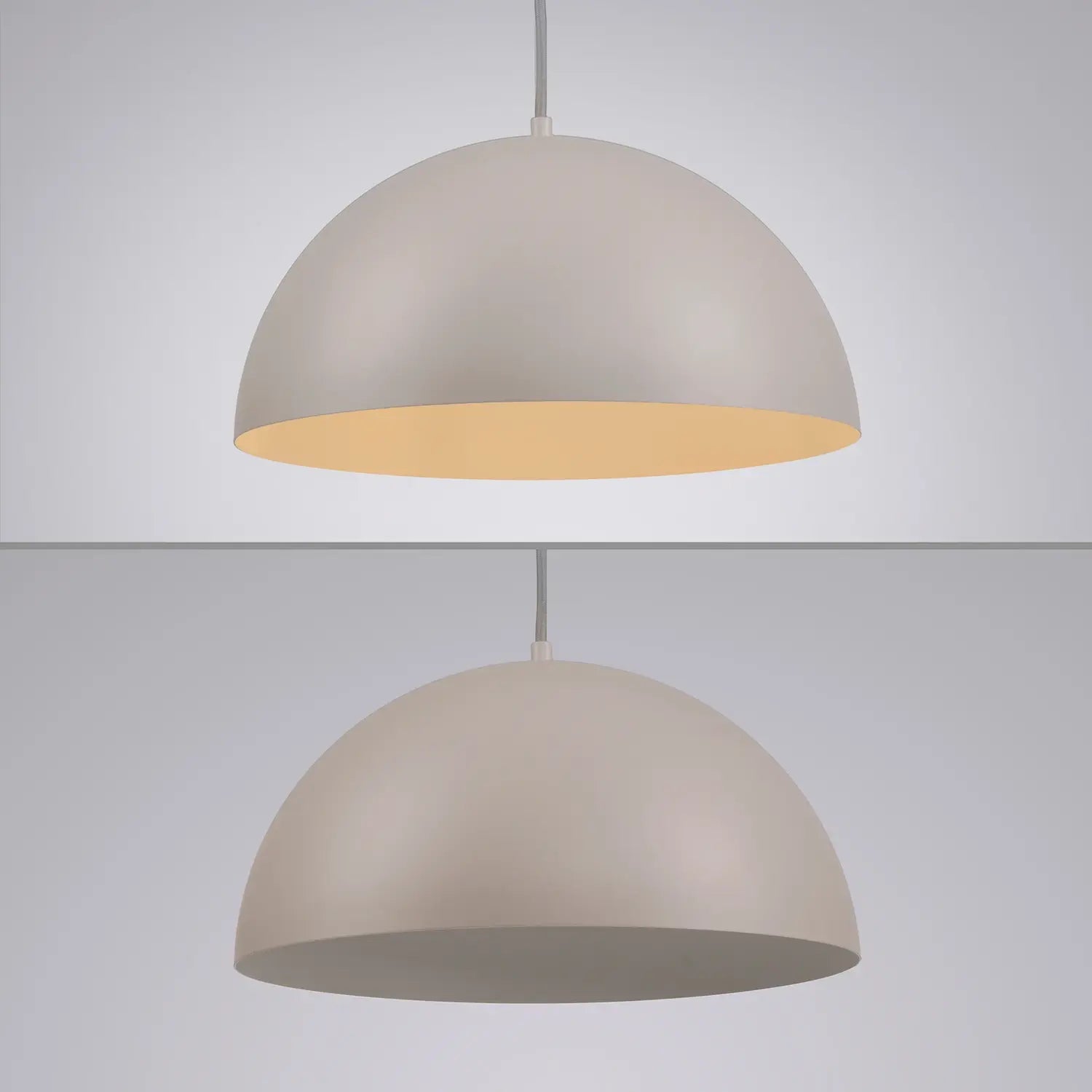 B-Ware Schöner Wohnen Hängeleuchte Pendelleuchte Ali Sand Eisen Lampe ø 38 Cm E27 Led - 4043689017767