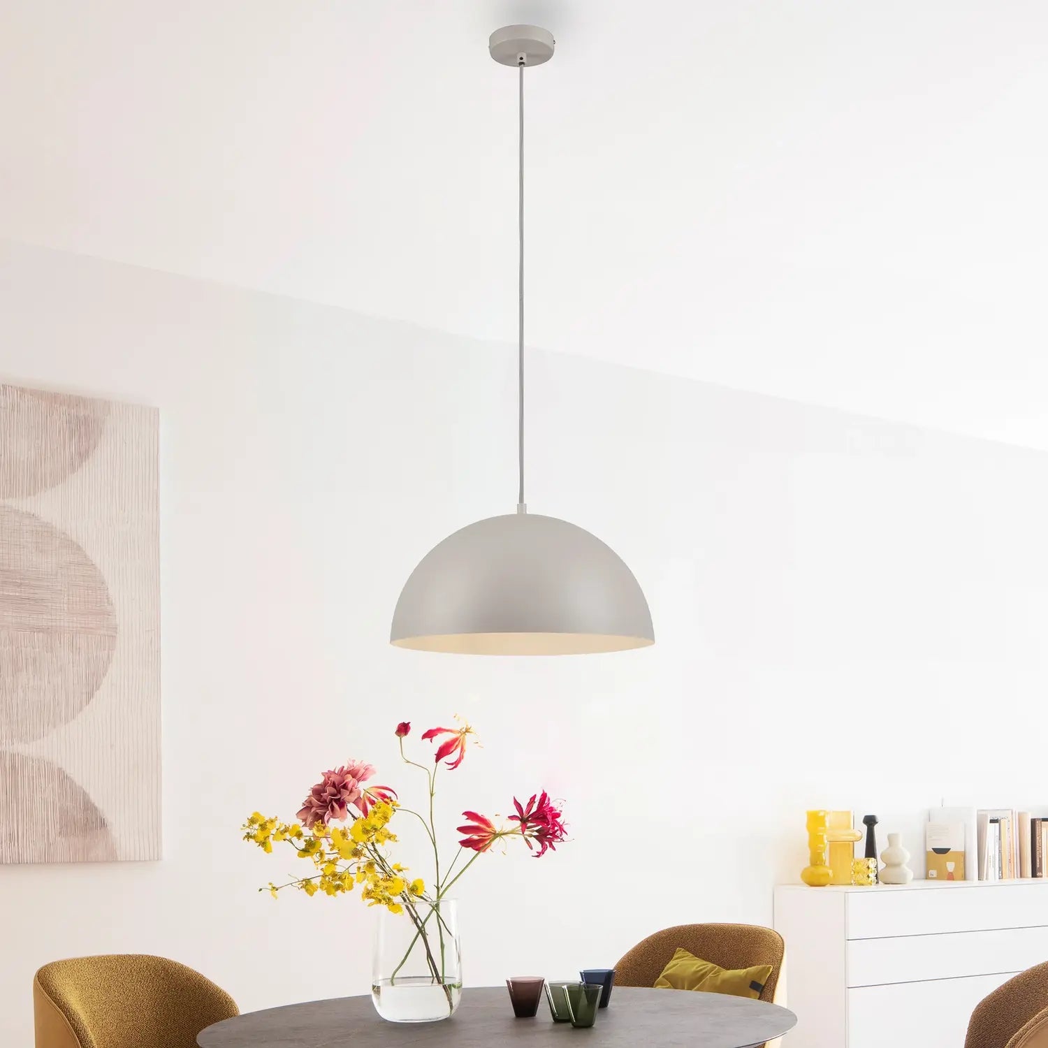 B-Ware Schöner Wohnen Hängeleuchte Pendelleuchte Ali Sand Eisen Lampe ø 38 Cm E27 Led - 4043689017767