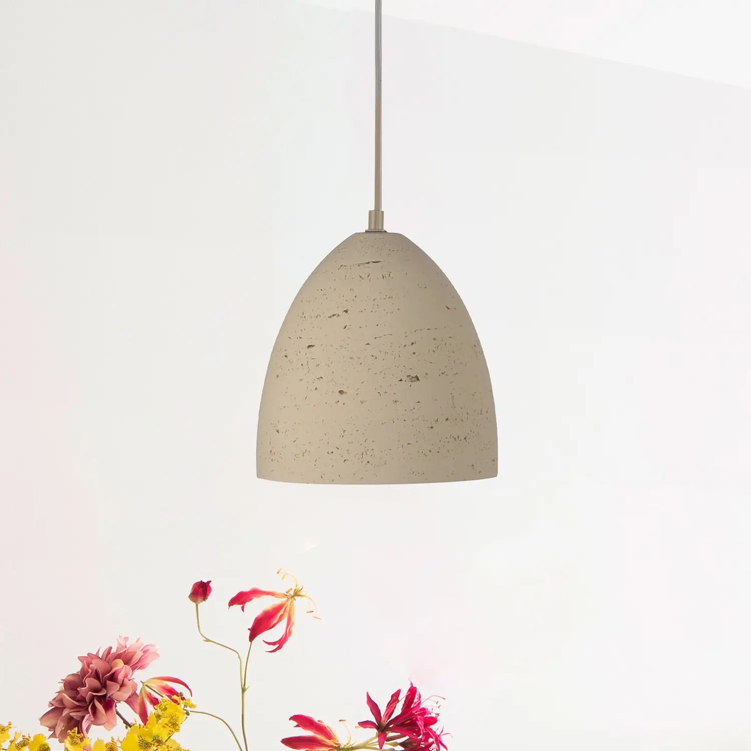 B-Ware Schöner Wohnen Hängeleuchte Pendelleuchte Traventa Beige Beton E27 Led ø 21 Cm - 4043689019419