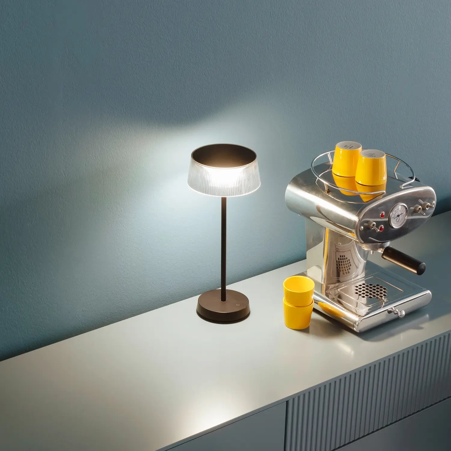 B-Ware Schöner Wohnen Tischleuchte Lampe Led Akku Torre Schwarz Dimmer Usb Außen Innen - 4052231503870