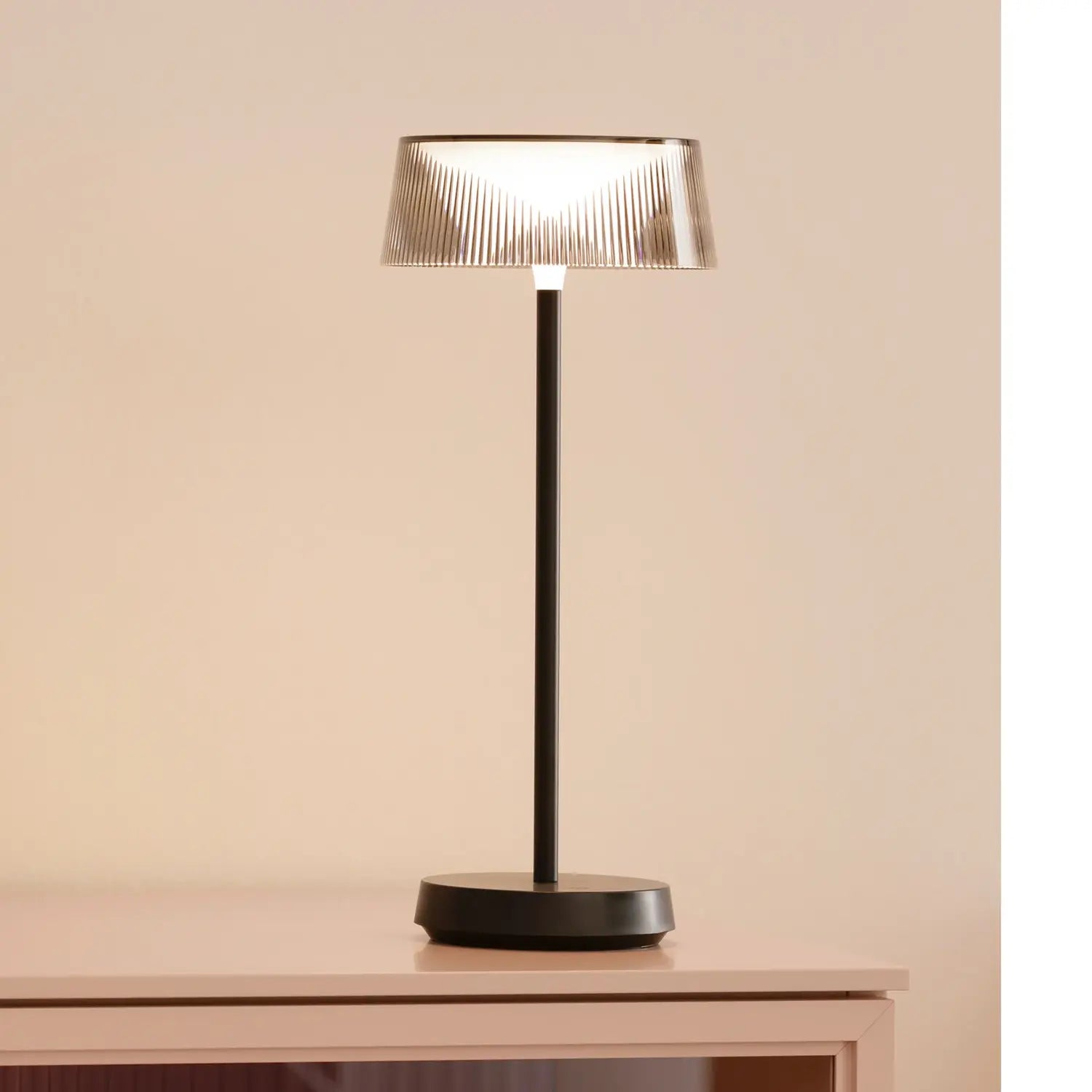 B-Ware Schöner Wohnen Tischleuchte Lampe Led Akku Torre Schwarz Dimmer Usb Außen Innen - 4052231503870