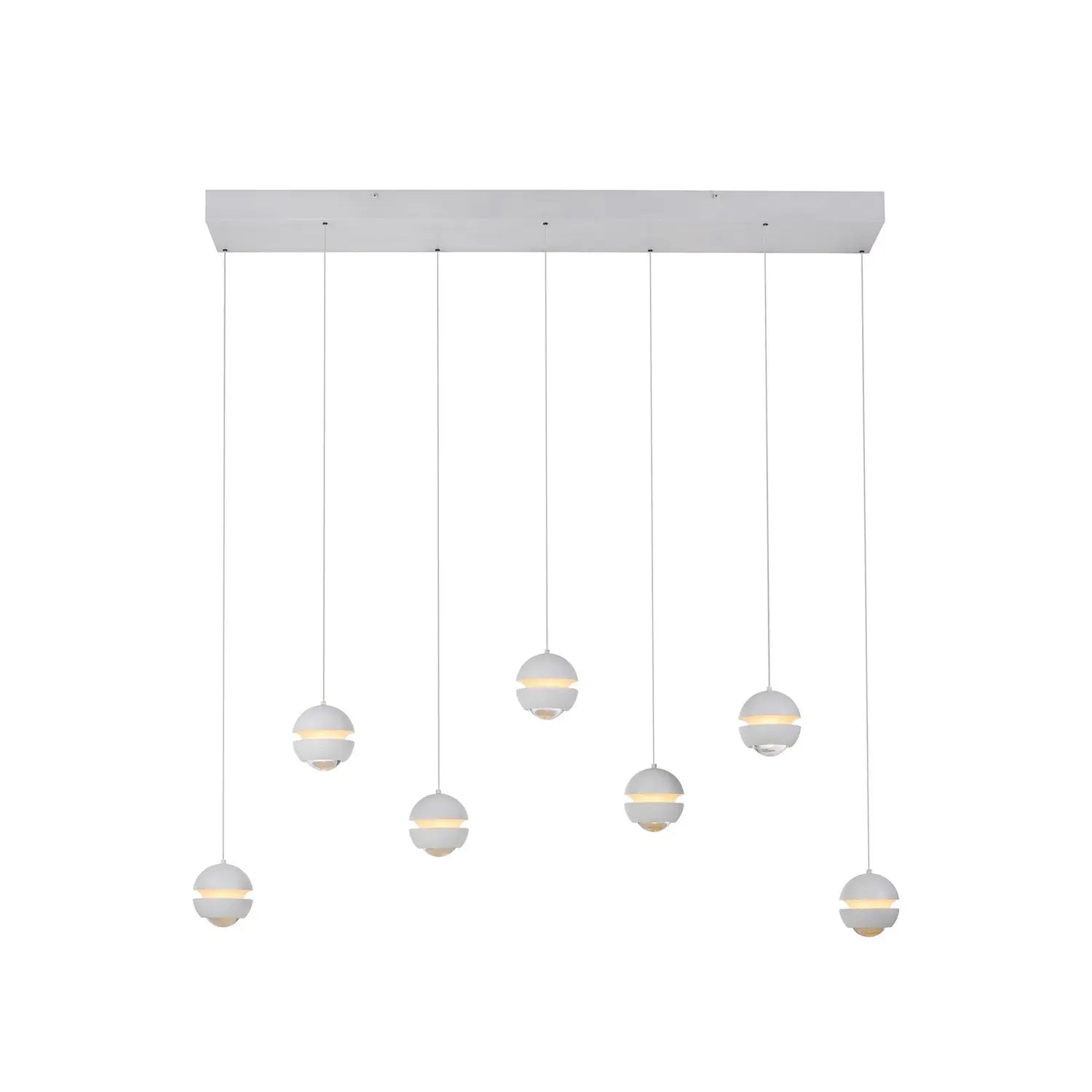 B-Ware Schöner Wohnen Hängelampe Pendelleuchte Led Lampe Lini Weiß Wohnzimmer Esszimmer - 4043689018085
