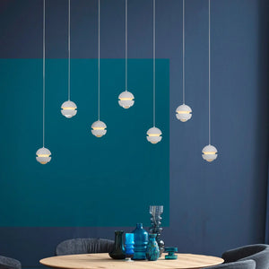 B-Ware Schöner Wohnen Hängelampe Pendelleuchte Led Lampe Lini Weiß Wohnzimmer Esszimmer