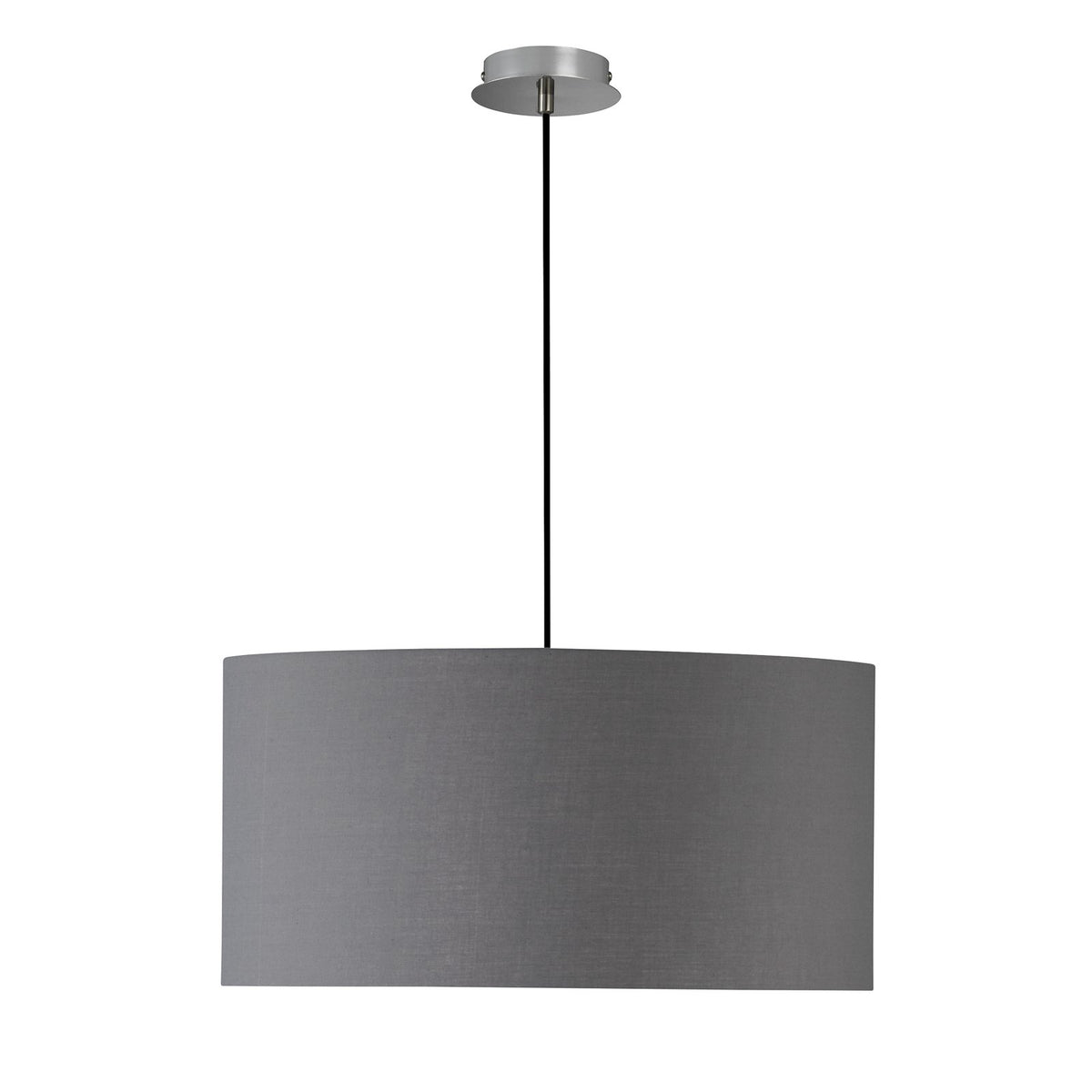 Schöner Wohnen Hängelampe Pendelleuchte Pina Lampe dunkelgrau E27 LED - 4052231600180
