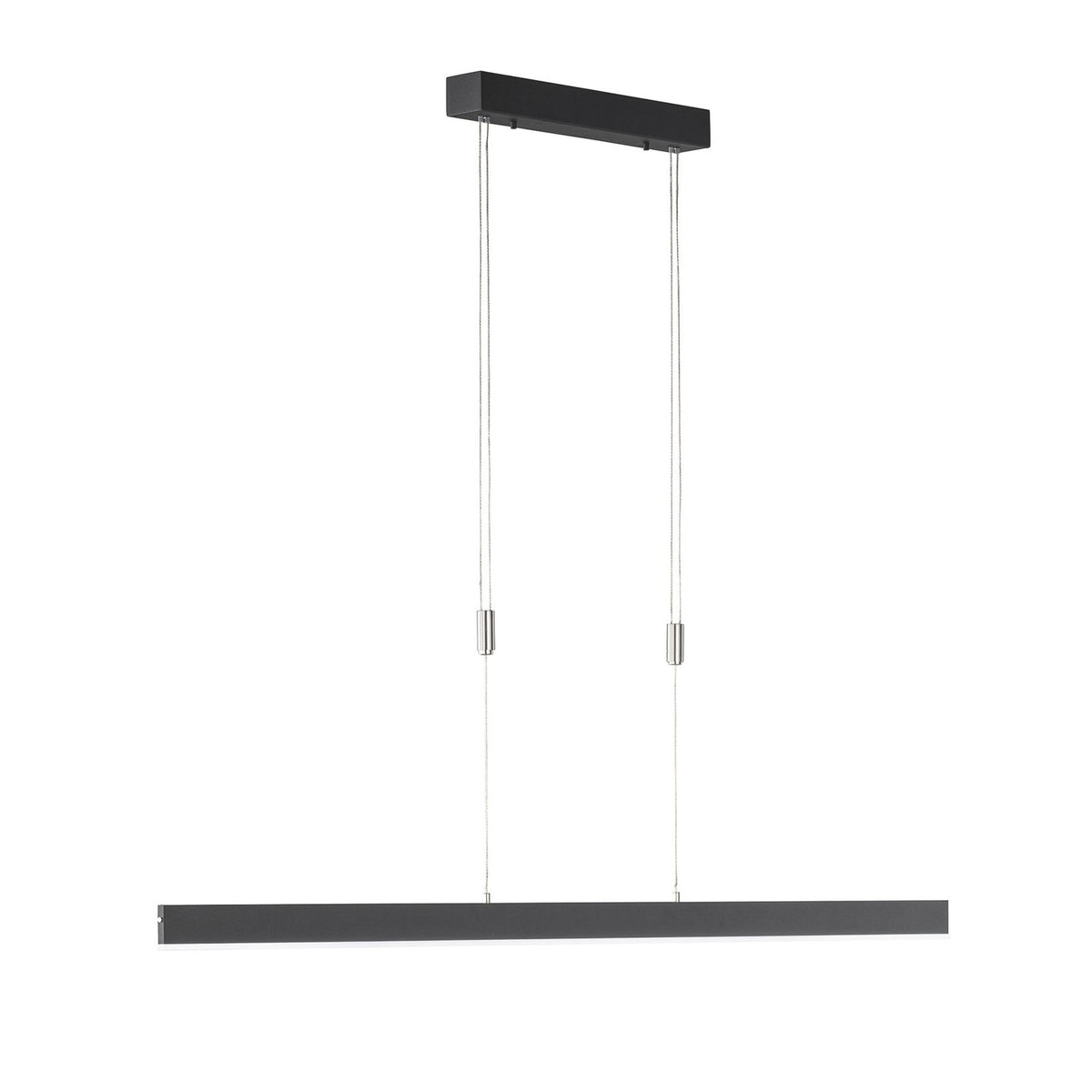 Schöner Wohnen Hängelampe Pendelleuchte LED dimmbar sandschwarz Aluminium Acryl - 4052231600234