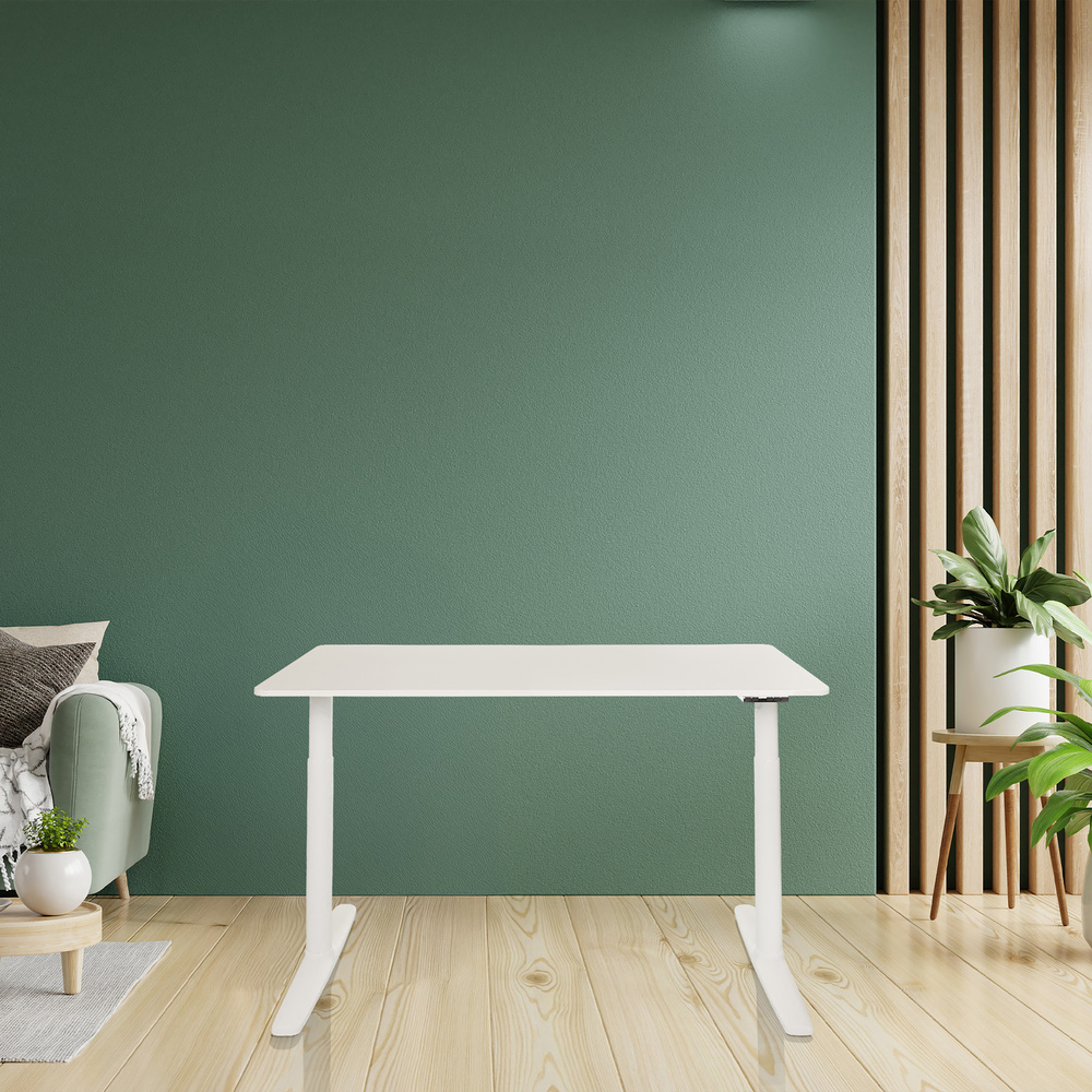 B-Ware Hjh Office Schreibtisch Elektrisch Höhenverstellbar Weiß 140x70 Arbeitsplatz - 4064323038290