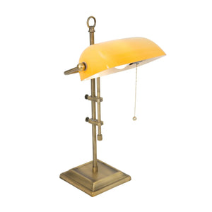 B-Ware Steinhauer Ancilla Bankerlampe Tischlampe Leuchte Bronze 1 Flammig