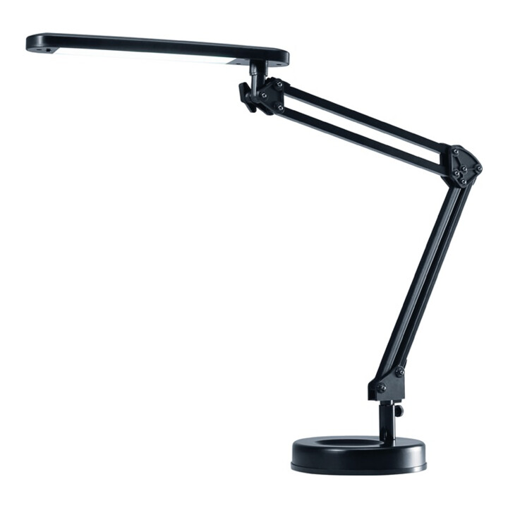 B-Ware Hansa Schreibtischleuchte Lampe Led Schwarz Aluminium Verstellbar 5000 K 6 W 60cm