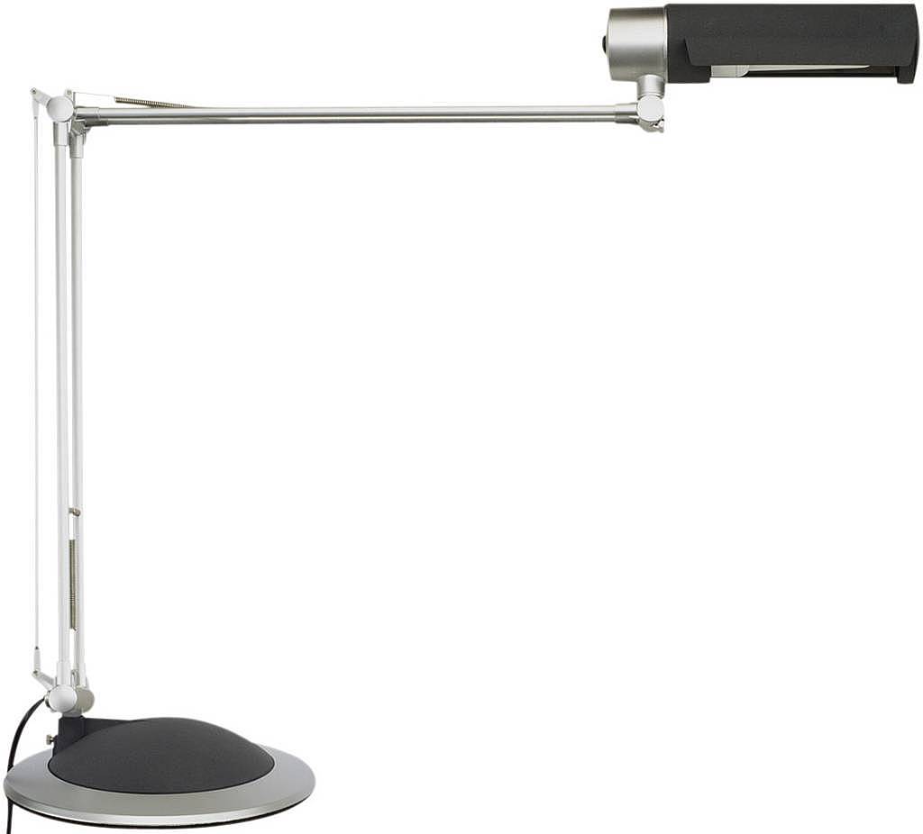 B-Ware Maul Schreibtischleuchte Schwarz Silber Energiesparlampe E27 20 W  - 4002390029919