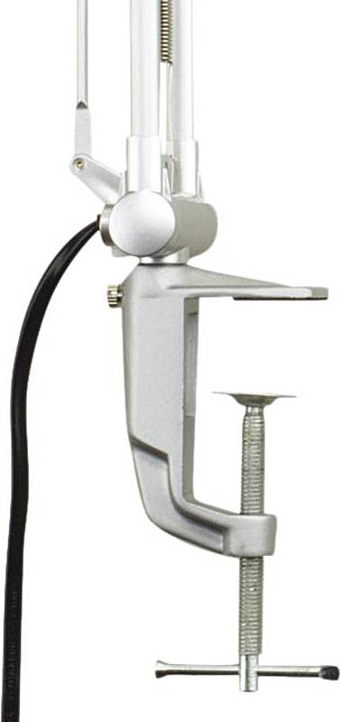 B-Ware Maul Schreibtischleuchte Schwarz Silber Energiesparlampe E27 20 W  - 4002390029919