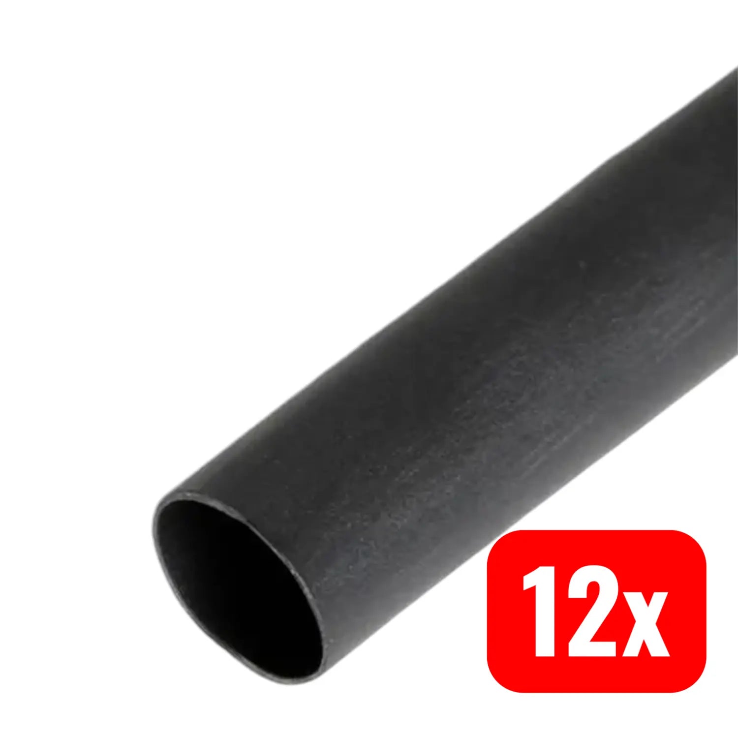 B-Ware Quadrios Schrumpfschlauch 100 Mm 2:1 Isolierschlauch Schwarz 24 Ca281 1m 12 Stück - 4260732287209