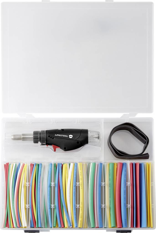 Toolcraft Tc Hsk 162 Lötkolben Set 1300 °C Schrumpfschlauchset Mini Gasbrenner B-Ware - 4053199546534