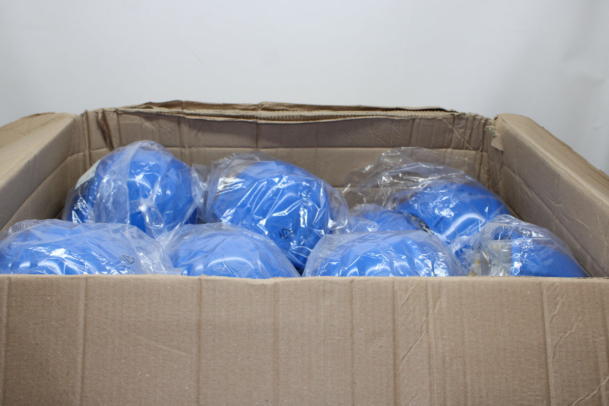 Schuberth Schutzhelm Helm Baumeister 80 HDPE BLUE 4 Punkt Gurtband 25 STÜCK - 4017765037871