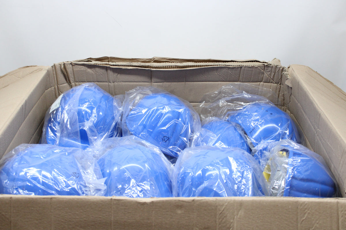 Schuberth Schutzhelm Helm Baumeister 80 HDPE BLUE 4 Punkt Gurtband 25 STÜCK - 4017765037871
