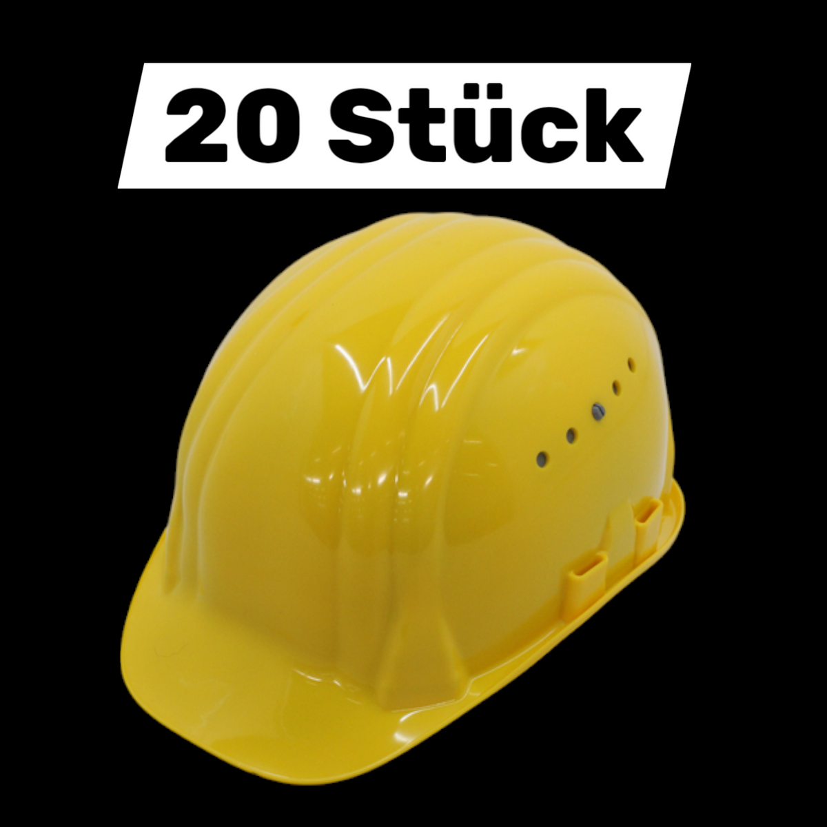 SCHUBERTH Schutzhelm Helm Baumeister EN 397 80/6 gelb 20 STÜCK - 4017765078379