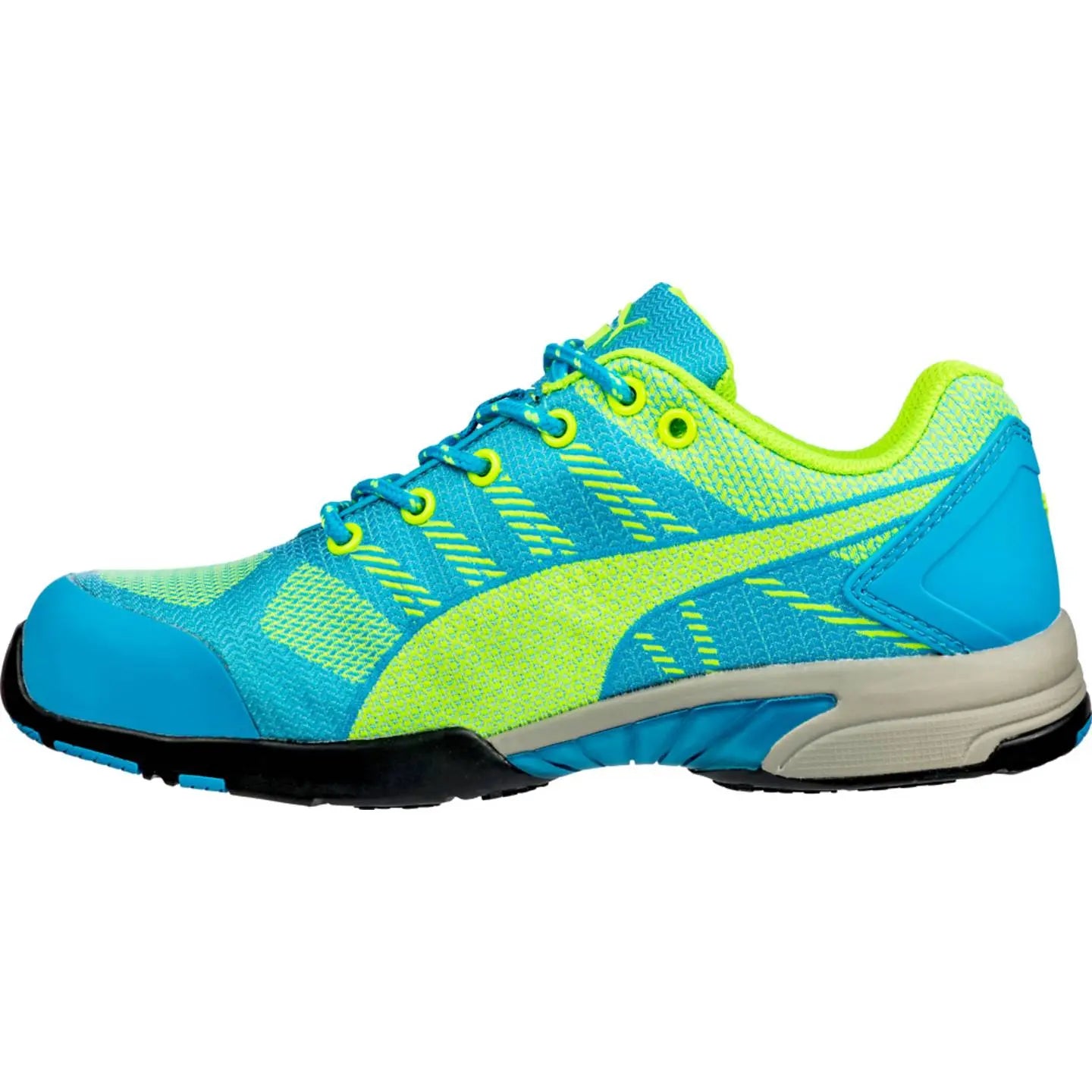 B-Ware Puma Sicherheitsschuh Arbeitsschuh Schuh Celerity Knit Blue Wns Low S1 P Größe 35 - 4051428060196