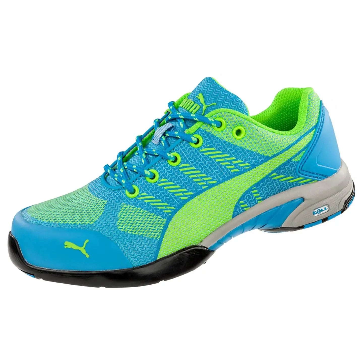 B-Ware Puma Sicherheitsschuh Arbeitsschuh Schuh Celerity Knit Blue Wns Low S1 P Größe 35 - 4051428060196
