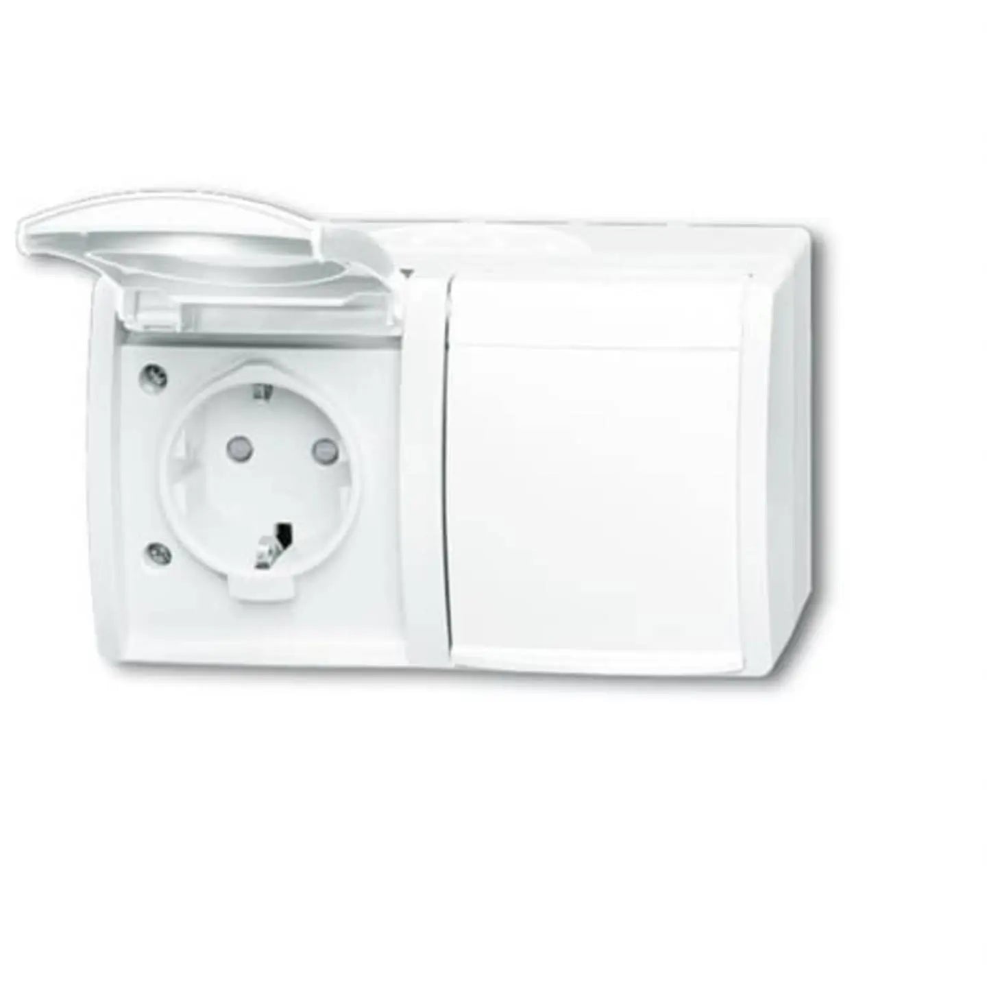 B-Ware Abb Schuko Steckdose Steckdosenleiste Hauptstecker Schwarz 3fach Elektrik  - 4011395115015