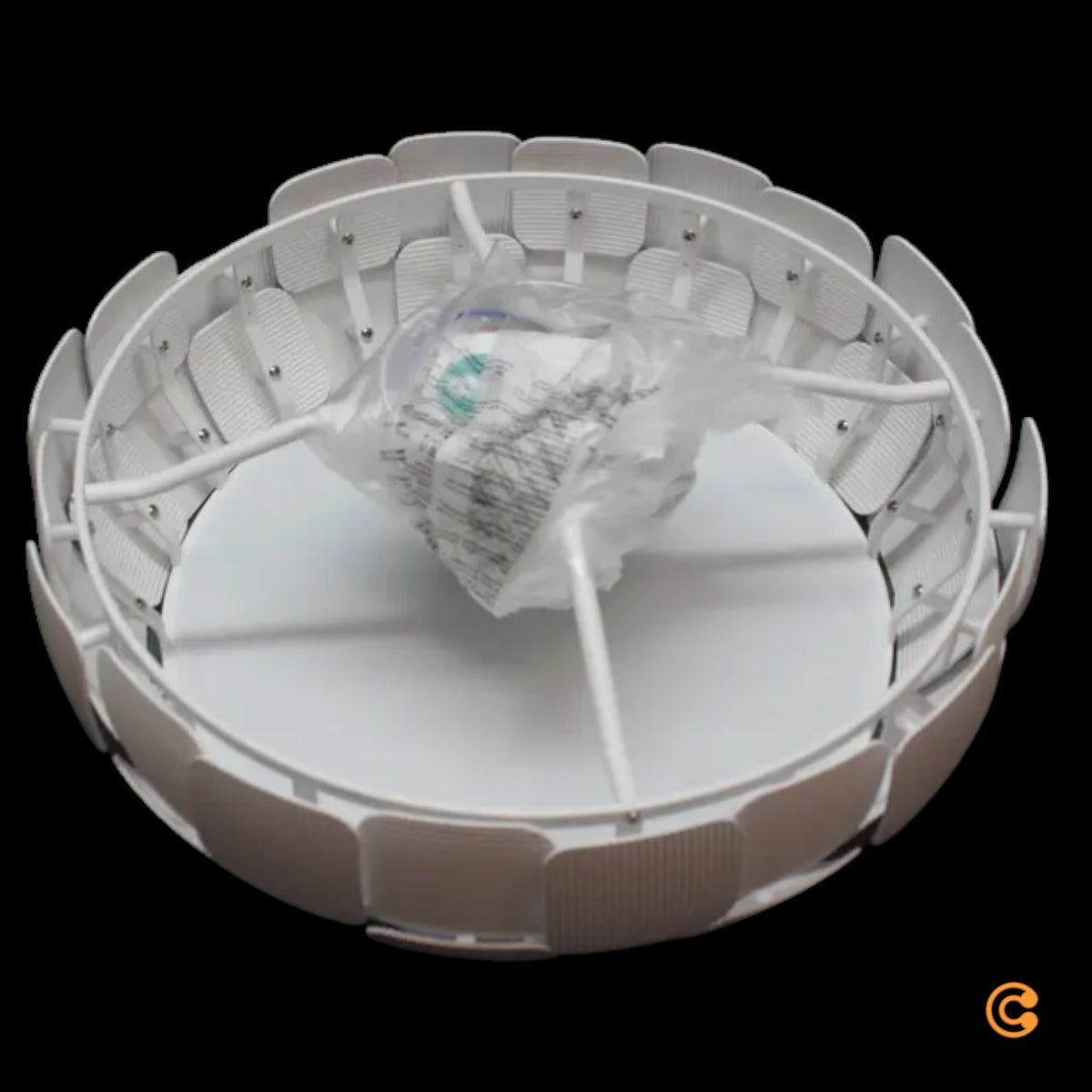Schuller Valencia Deckenleuchte Lamp Deckenlampe LED weiß Quios 3D Optik Glas - 8435435312886