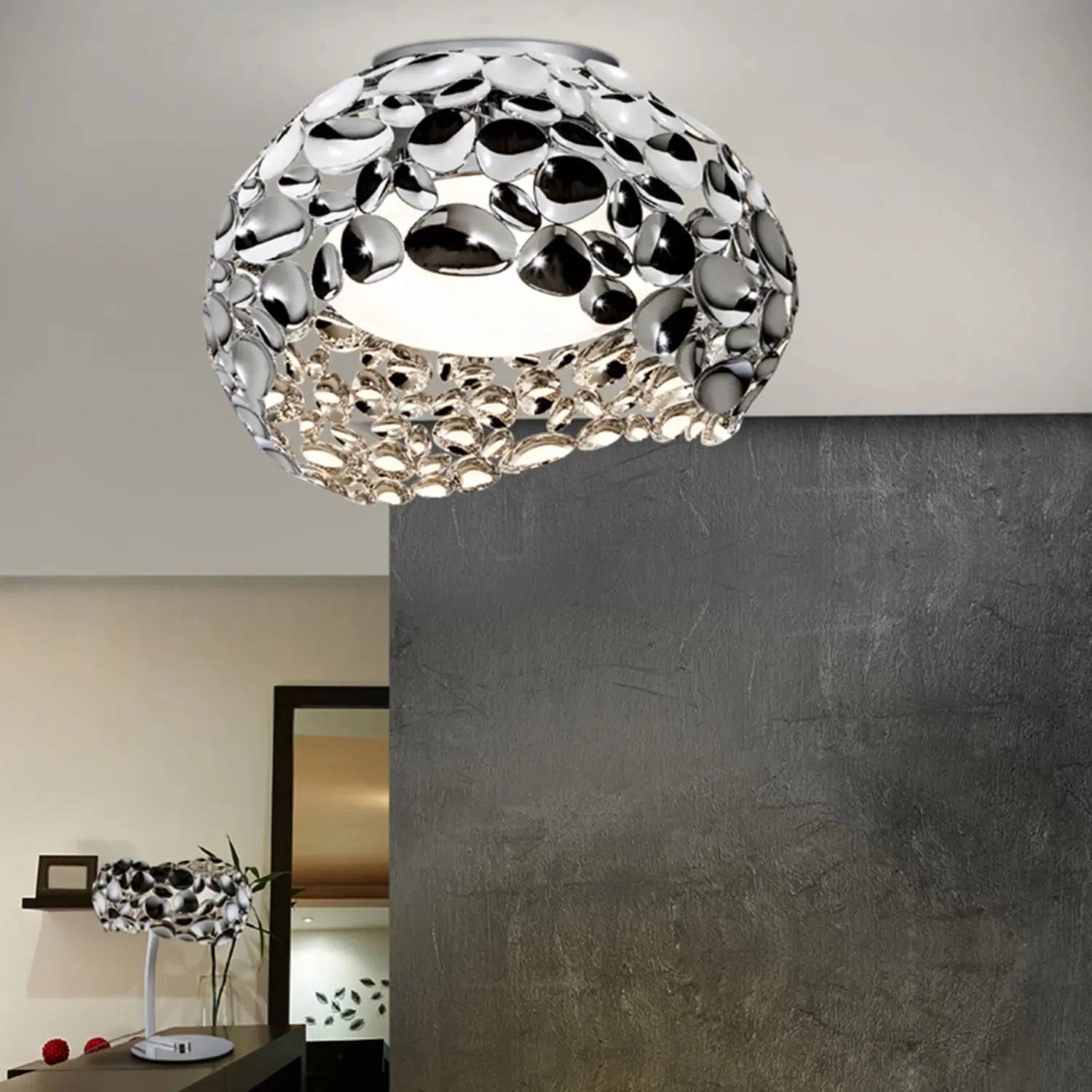 B-Ware Schuller Valencia Deckenleuchte Lampe Led Narisa Chrom Leuchte Wohnzimmer Acryl - 8435435318925