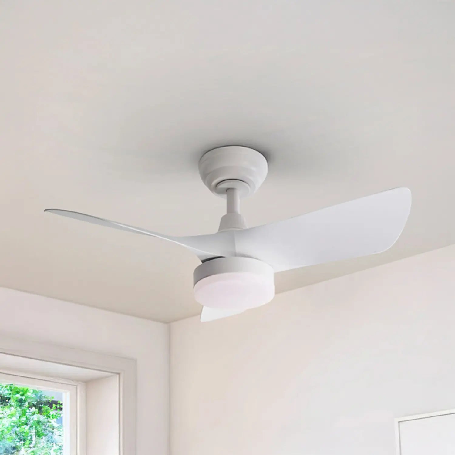 B-Ware Schuller Valencia Deckenventilator Ventilator Led Tropic Weiß Fernbedienung Cct - 8435435340179