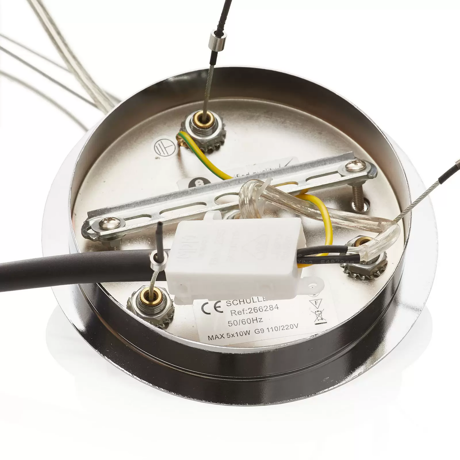 B-Ware Schuller Valencia Led Leuchte Hängeleuchte Narisa ø46cm Chrom Siehe Text - 266284