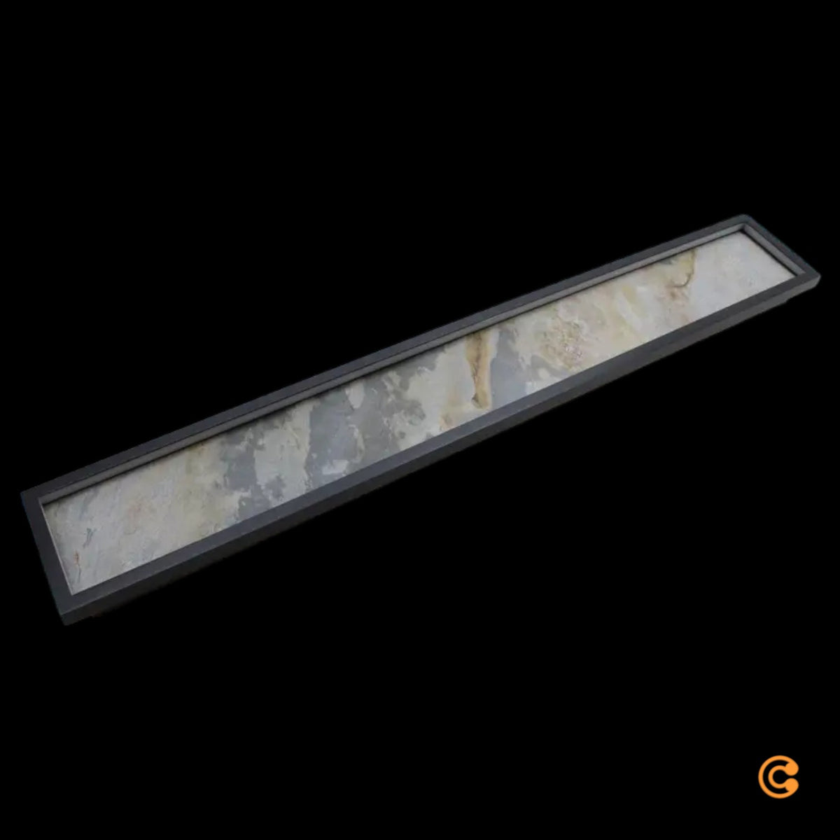 Wandleuchte Wandlampe Schuller Valencia LED Stone schwarz Metall Acryl - 8435435341640
