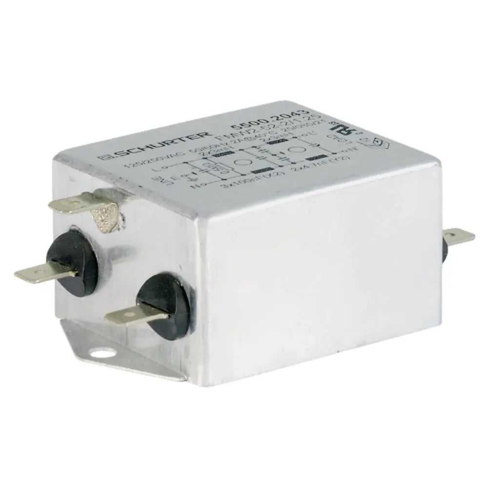 B-Ware Schurter 5500.2044 Netzfilter Filter 6.00 A 0.80 M H 77x46x31 Mm 2 Stück - 2050010269698