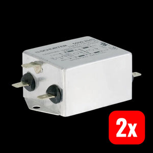 B-Ware Schurter 5500.2044 Netzfilter Filter 6.00 A 0.80 M H 77x46x31 Mm 2 Stück