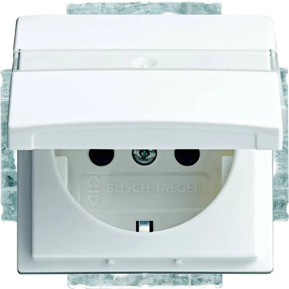 B-Ware Busch Jaeger Steckdose Einsatz Schuko Dose Balance Si Alpinweiß 2 Stück - 4011395191286