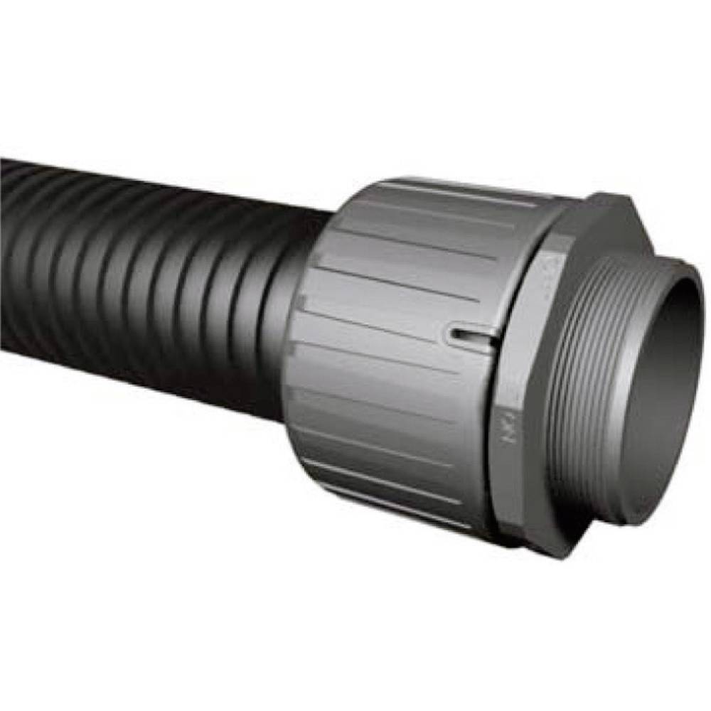 HellermannTyton Wellrohr Schutzschlauch Polypropylen 11,8 mm Schwarz 20 Meter - 2050001311689