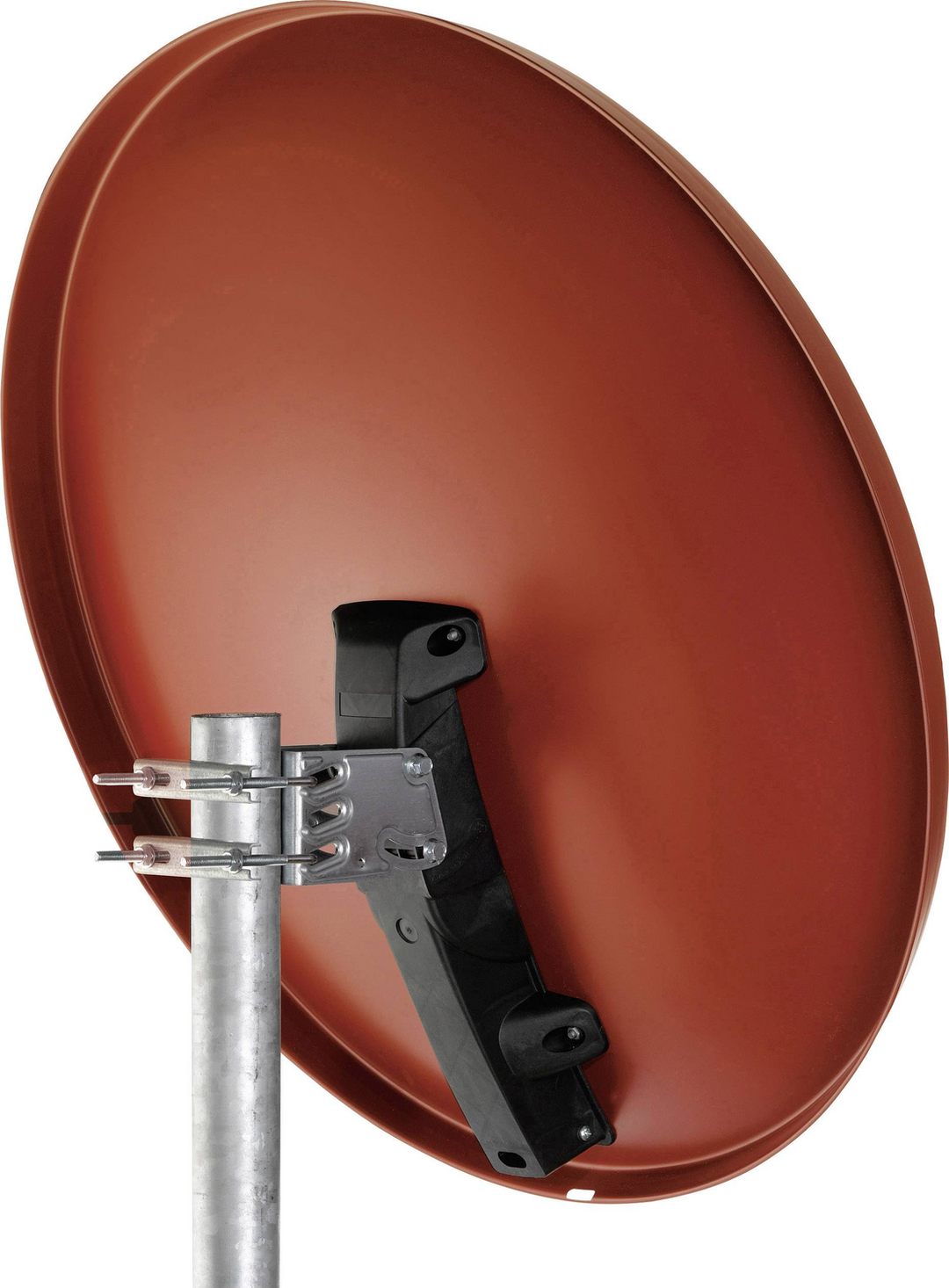 Schwaiger Sat Anlage Spiegel Ziegelrot Satellitenempfang Quad Lnb Ziegelrot B-Ware - 4004005113518