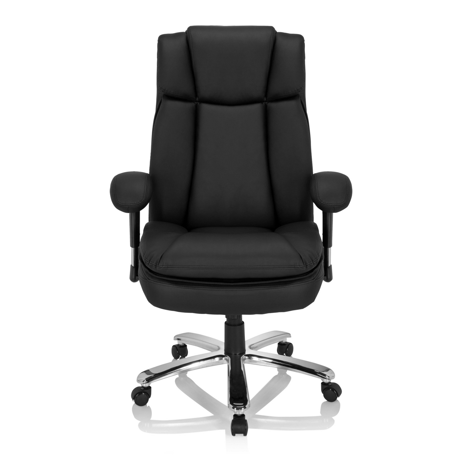 Hjh Office Schwerlaststuhl Bürostuhl Builder Xxl Kunstleder Schwarz 180kg B-Ware - 4064323017417