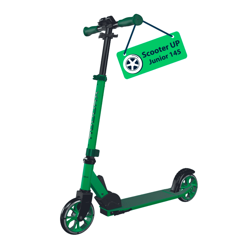 B-Ware Hudora Scooter Tretroller Up 145 Roller Junior Kinderroller Pine Grass Klappbar  - 4005998144770