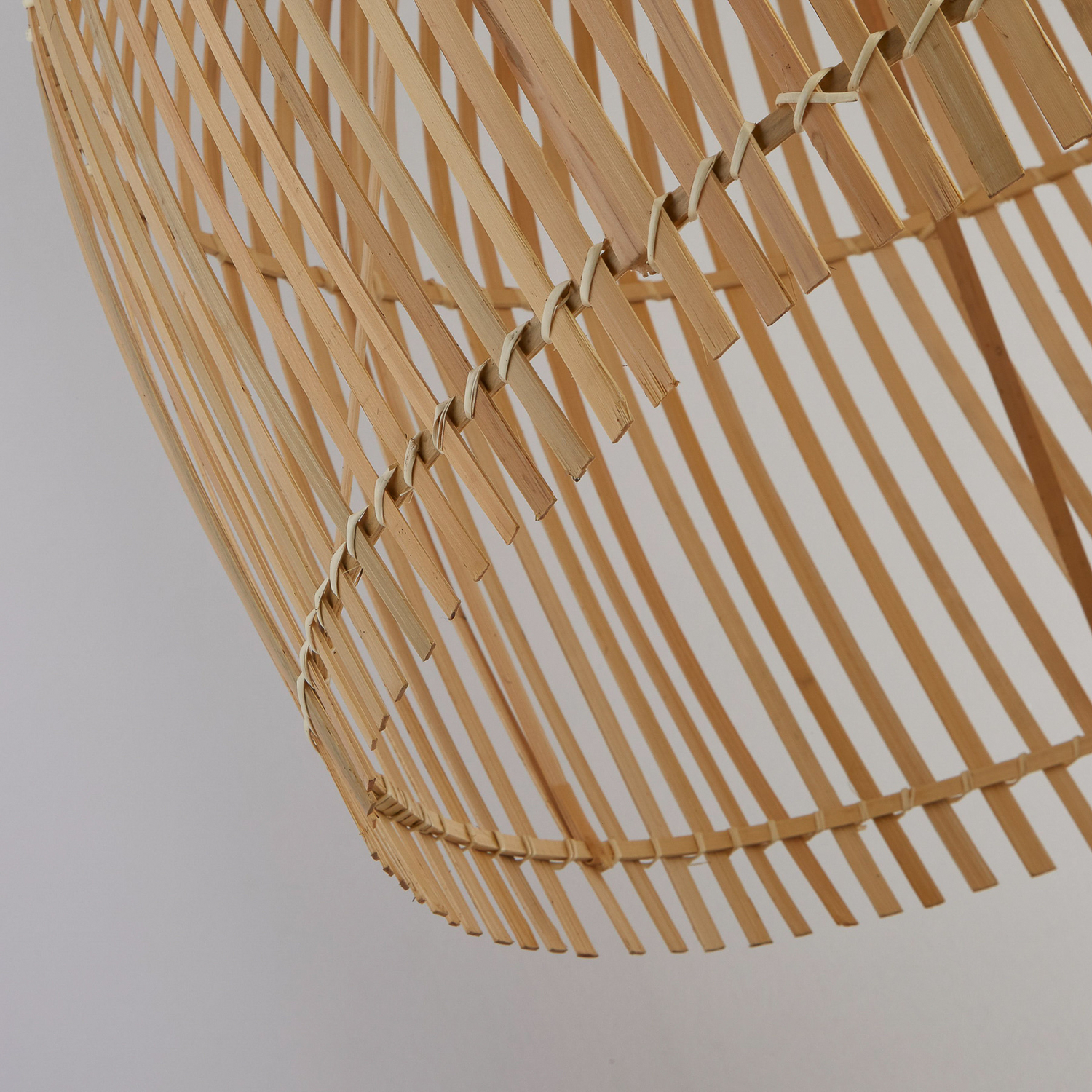 Searchlight Hängeleuchte Pendellampe Bali Bambusleuchte Holz Hell E27 ø 60 Cm    B-Ware - 5053423176987