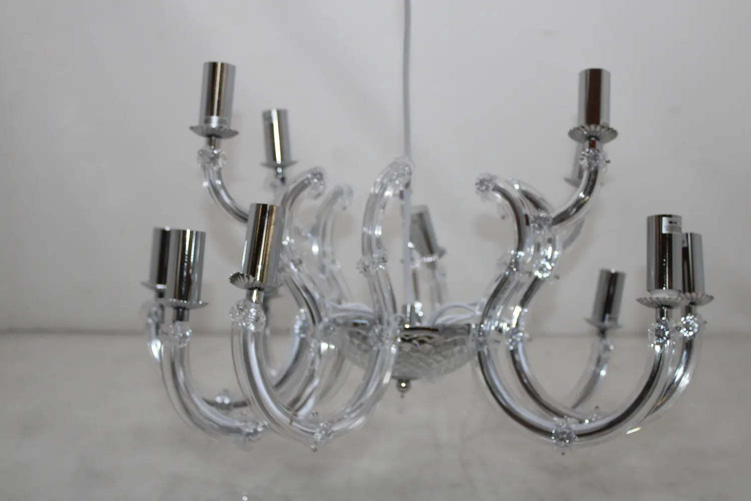 B-Ware Searchlight Kronleuchter Leuchte Marie Therese Deckenlampe Chrom Siehe Text/Foto - 5013874310835