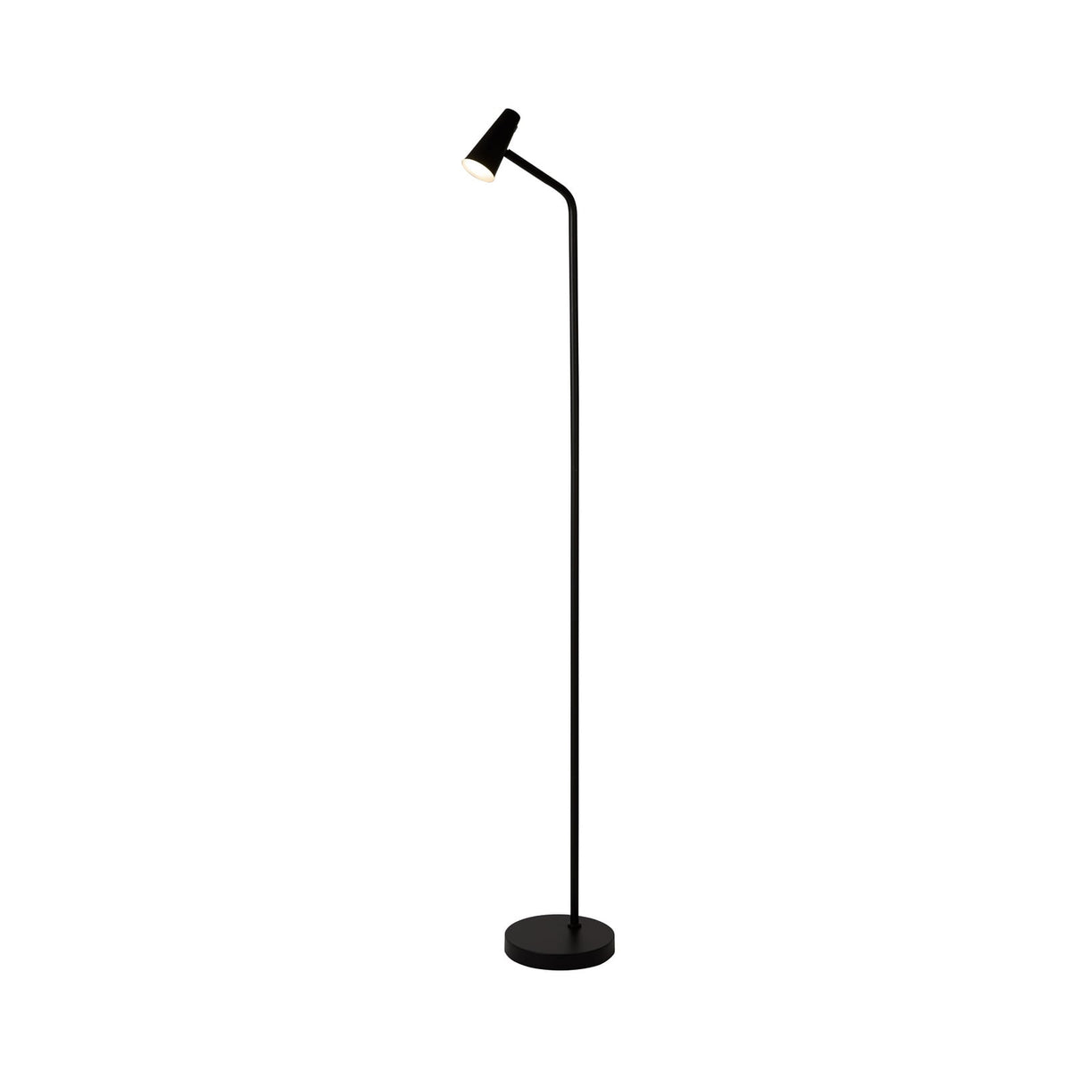 searchlight Stehleuchte Bodenlampe LED Akku schwarz matt Eisen dimmbar USB - 5053423298627