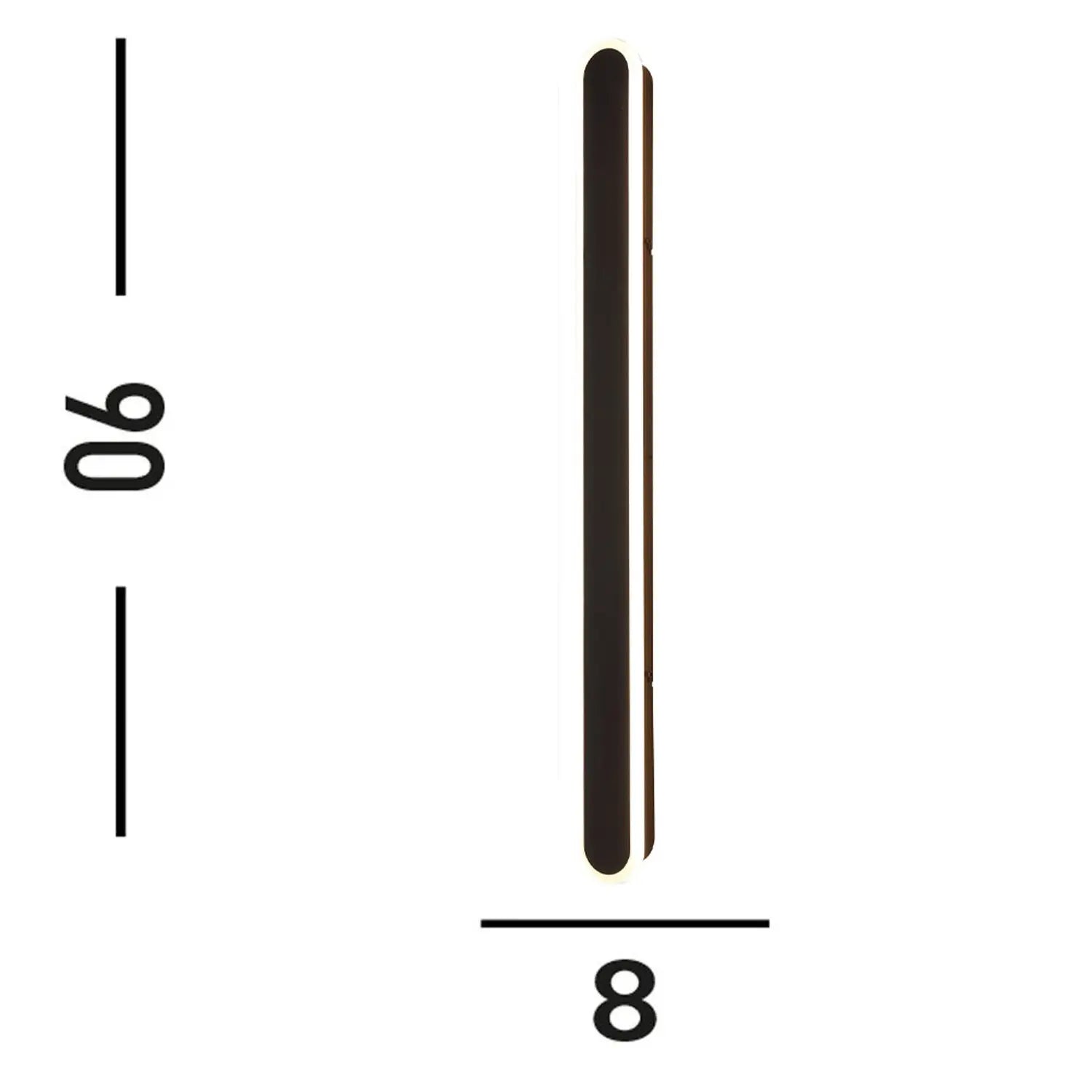 B-Ware Searchlight Bordo Led Außenwandleuchte Wandlampe Außenleuchte Schwarz Aluminium - 5053423272009