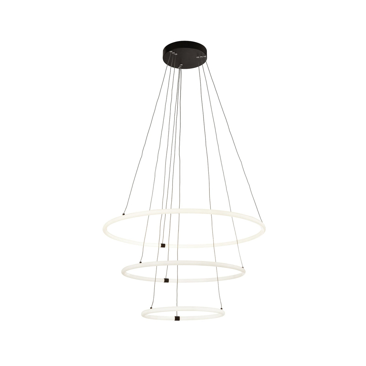 searchlight Hängeleuchte Pendelleuchte LED Acryl dimmbar weiß Revolve 3 flammig - 5053423189451