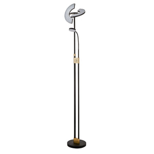 B-Ware Searchlight Stehleuchte Stehlampe Gio Led Schwarz Matt Messing Dimmer Siehe Text