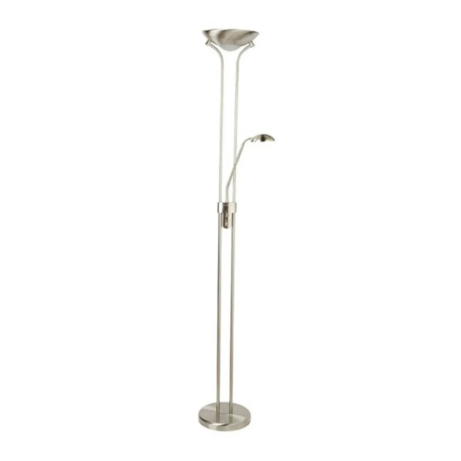 B-Ware Searchlight Stehleuchte Led Mother And Child Leselampe Dimmbar Silber Schalter - 5053423088952