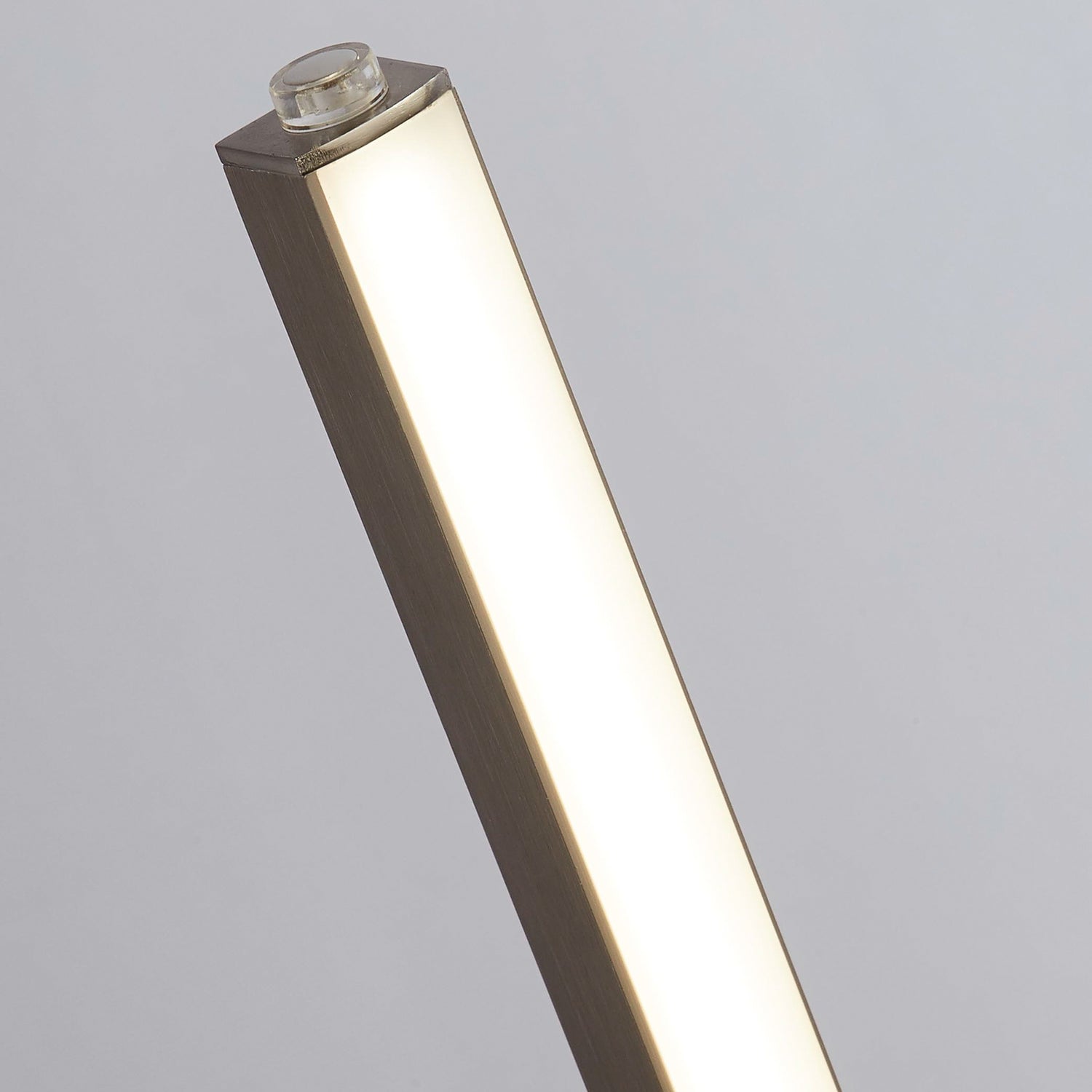 B-Ware Searchlight Tischleuchte Lampe Led Tribeca Silber Weiß Stahl Kunststoff 50cm Cct - 5053423175386