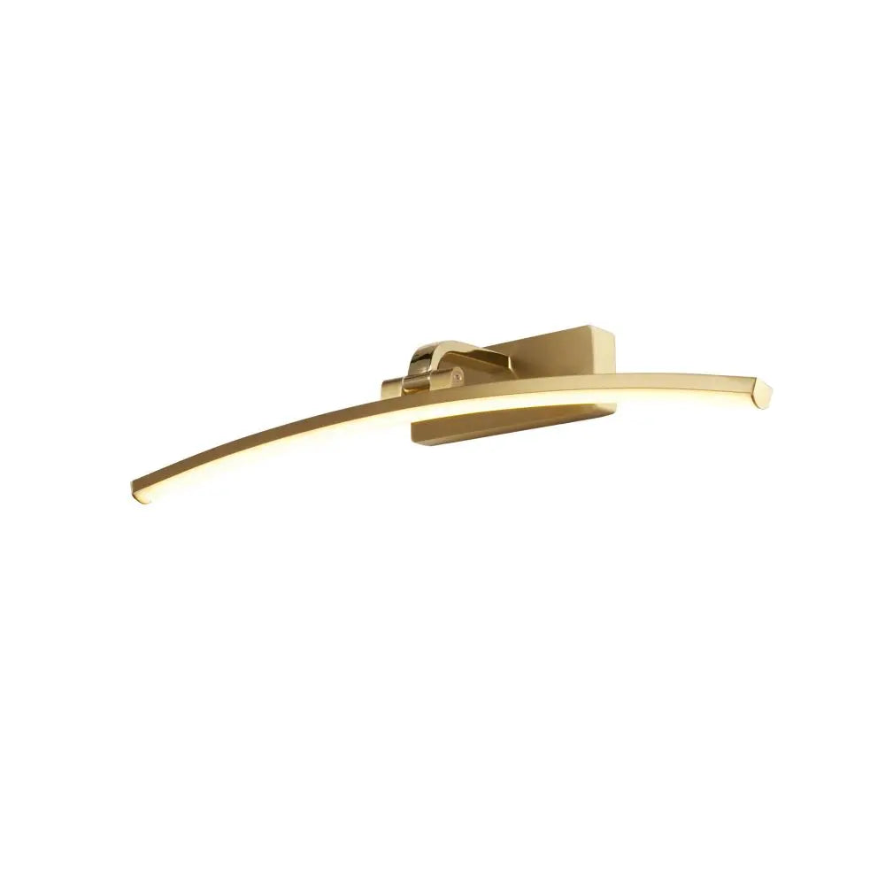B-Ware Searchlight Wandleuchte Wandlampe Led Santorini Aluminium Golden Neigbar 50 Cm - 5053423255040
